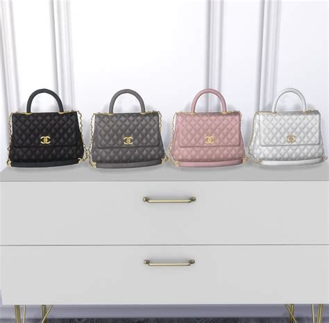 chanel bag cc|Chanel bag cc sims 4.